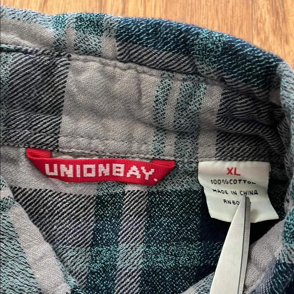 Ice Cube Flannel Shirt upcycled unisex Size XL - Picture 7 of 7